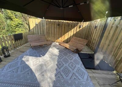 Vorraum zur Sauna